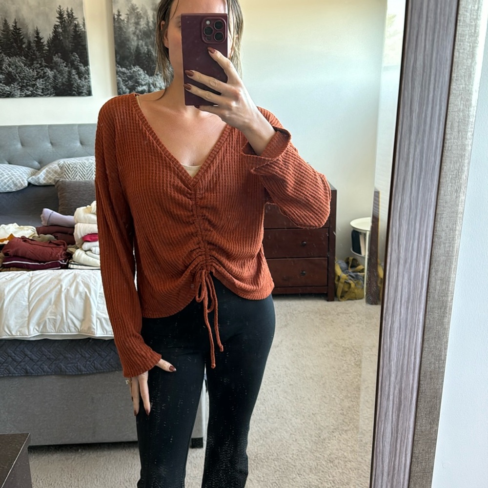 Tie front thermal
